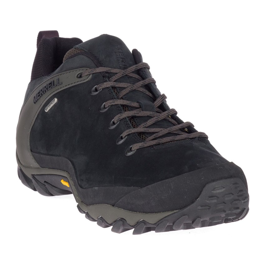 Chaussures Randonnée Merrell Chameleon 8 Stretch Waterproof Noir Homme | P.U.EHDV